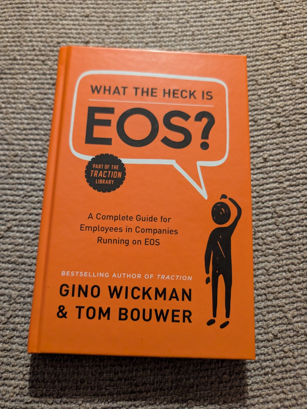 What the Heck Is EOS? - Orange Hardcover Book